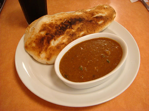 Keema Curry with Nan Bread