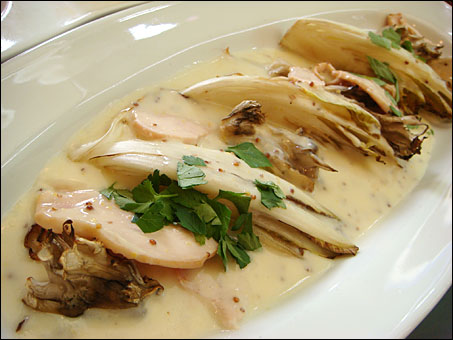 Chicory and Smoked Chicken