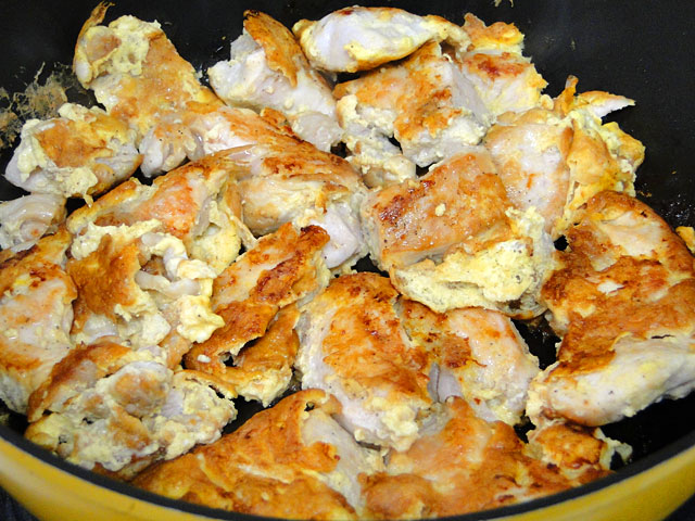 Grilled Chicken with Egg