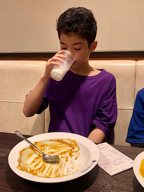 After Finishing His Spice Level 7 Curry