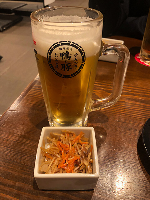 Draft Beer and Appetizer