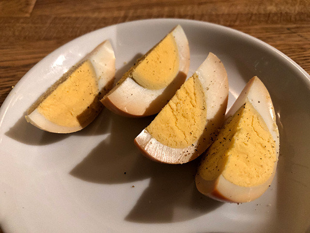 Smoked Hard-Boiled Egg