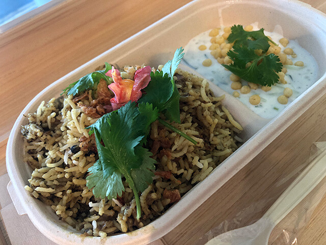 Mutton Biriyani and Raita