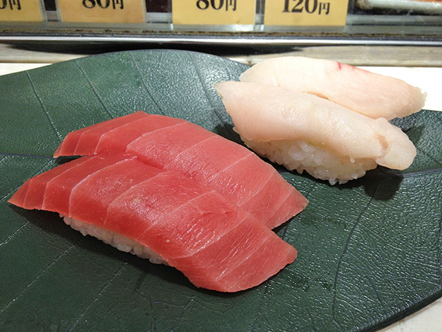 Tuna and Albacore Nigiri Sushi