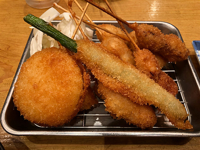 Assorted Kushikatsu