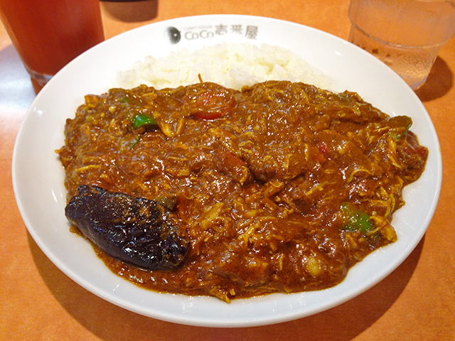 Chicken and Summer Vegetables Curry with Stewed Chicken