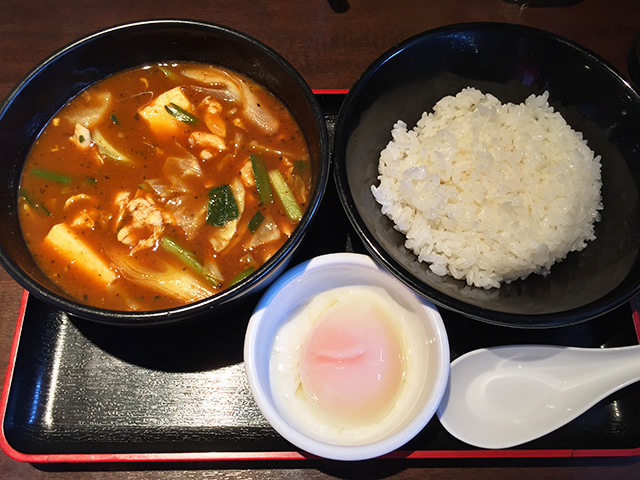 Kimchi-Stew Type Curry Soup