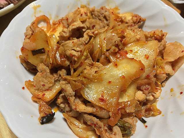 Sauteed Pork and Kimchi