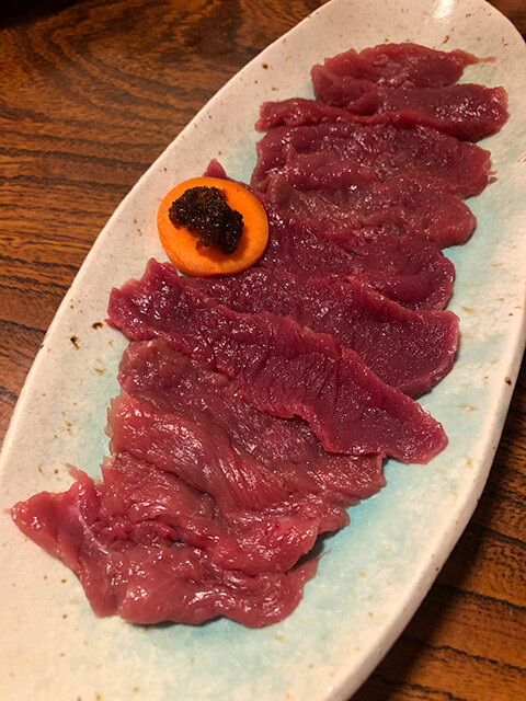 Horse Meat Sashimi