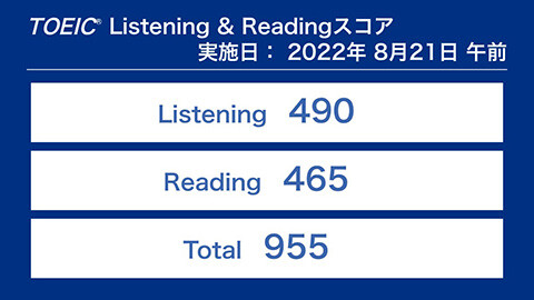 300th TOEIC