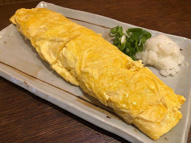 Japanese Rolled Omelet Cooked on a Teppan Grill