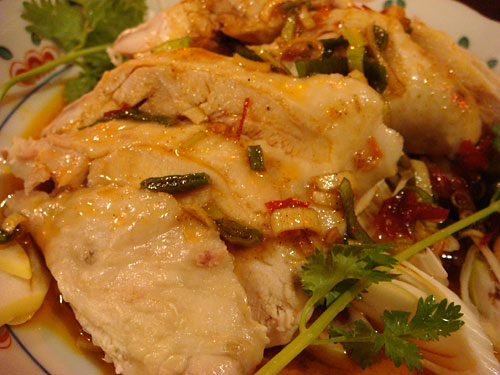 Sicuan Speciality Steamed Chicken with Original Squce
