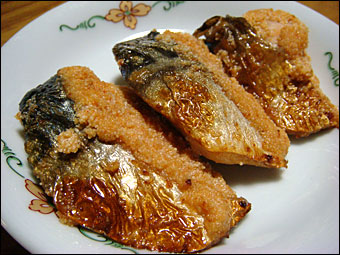 Roast Mackerel with Cod Ovum