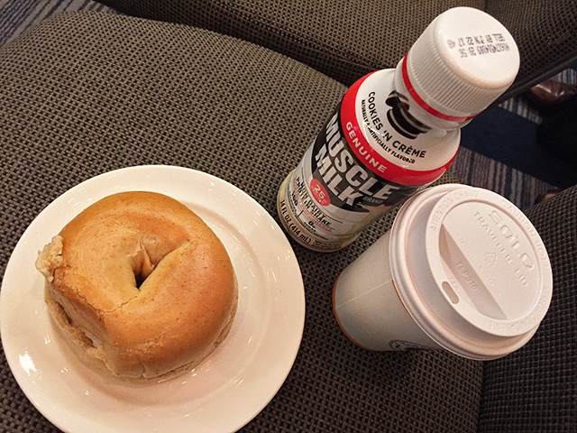 Continental Breakfast with MUSCLE MILK