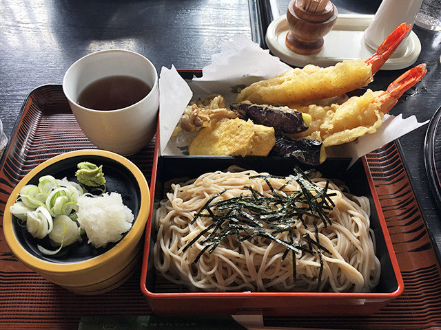 Zaru Soba with Assorted Tempura