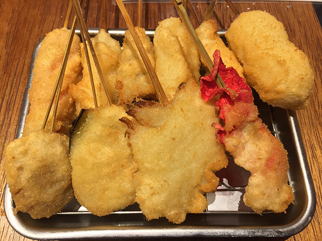 Assorted Kushikatsu