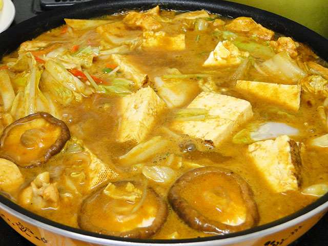 Cheese Curry Hot Pot
