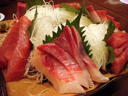 Tuna and Yellow Tail Sashimi