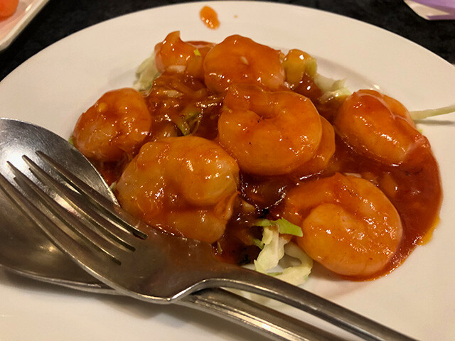 Stir-fried Shrimp with Chilli Sauce
