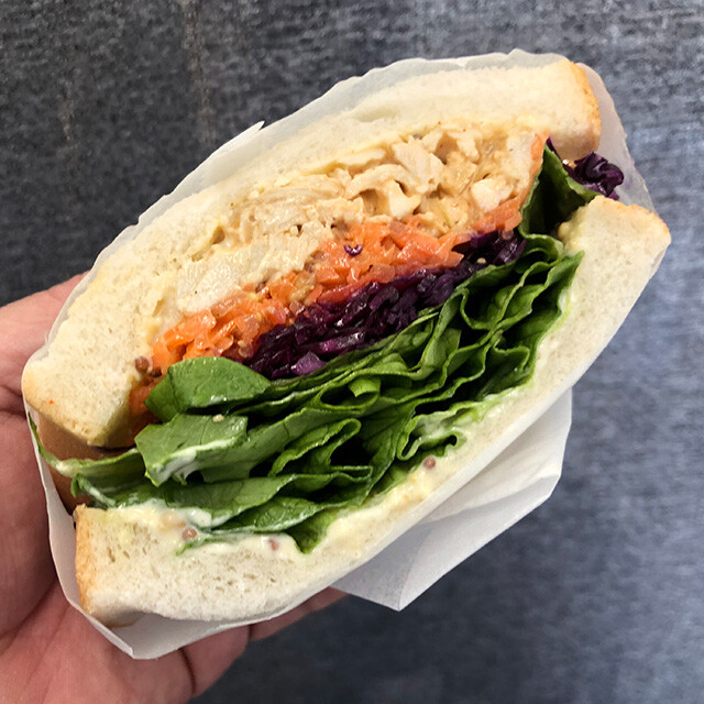 Chicken and Vegetable Sandwich