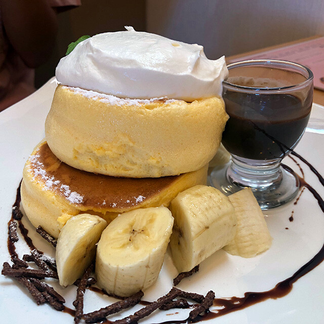 Pancake with Chocolate and Banana