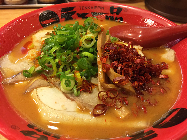 Tenkaippin Ramen Noodles with Hot Pepper