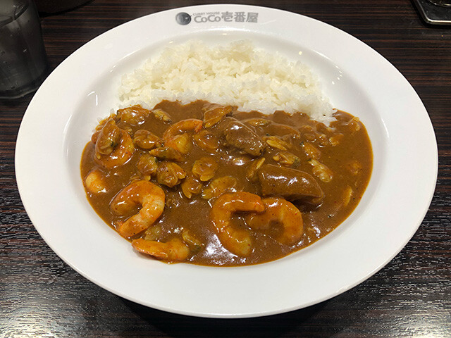 Beef Curry with Stewed Shrimp and Asari Clam