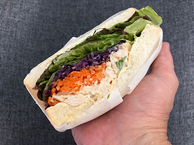 Chicken and Vegetable Sandwich