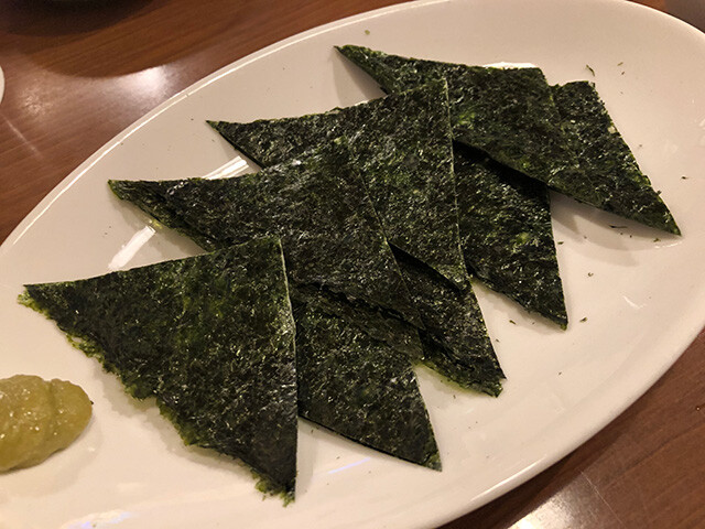 Cheese Sandwich with Seaweed