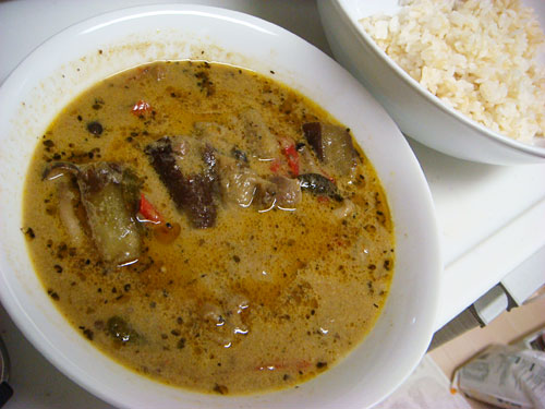 Green Curry with Brown Rice