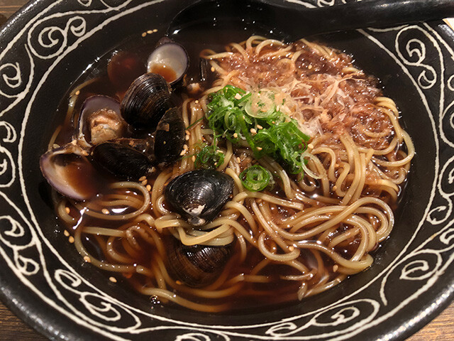 Soba with Freshwater Clams