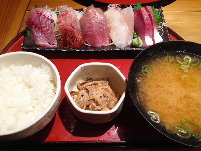 5 Assorted Sashimi Set Meal