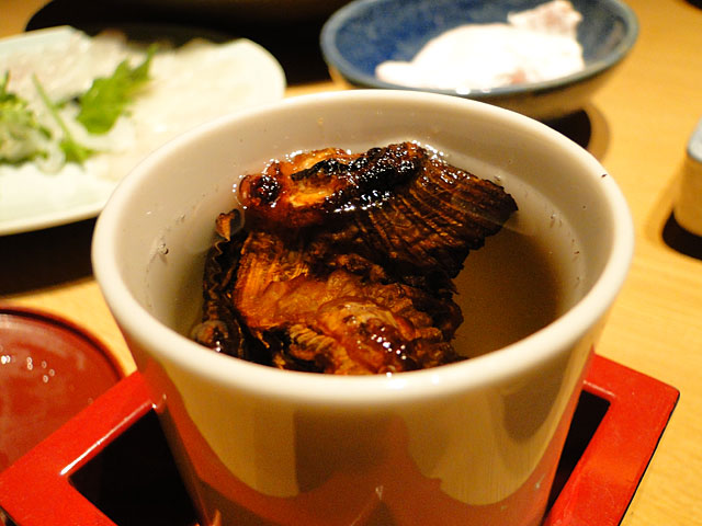 Blowfish Fins in Sake