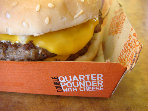Double Quarter Pounder with Cheese