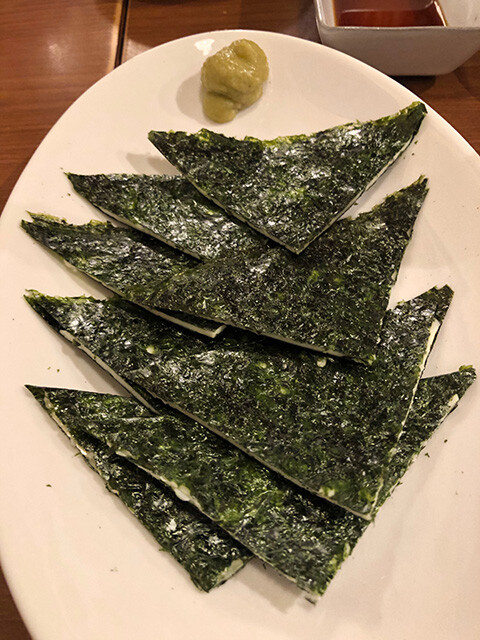 Cheese Sandwich with Seaweed