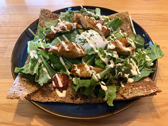 Tandoori Chicken Salad Galette