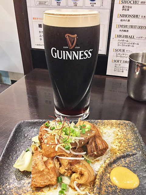 GUINNESS with Braised Pork Belly