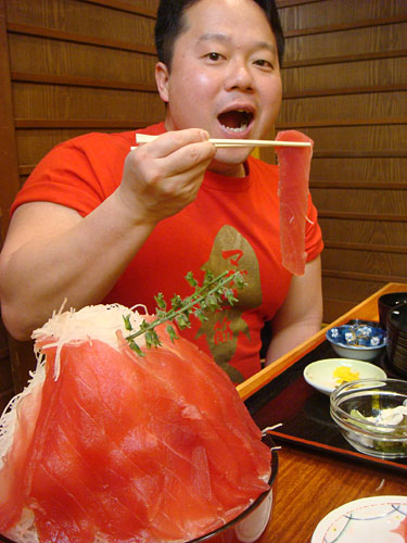 Dr. MaCHO with Mt. Tuna