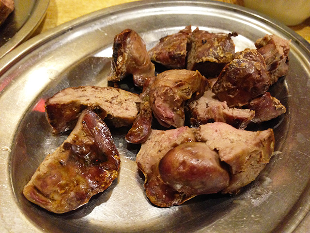 Broiled Chicken Liver