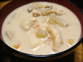 Sake Cake Soup