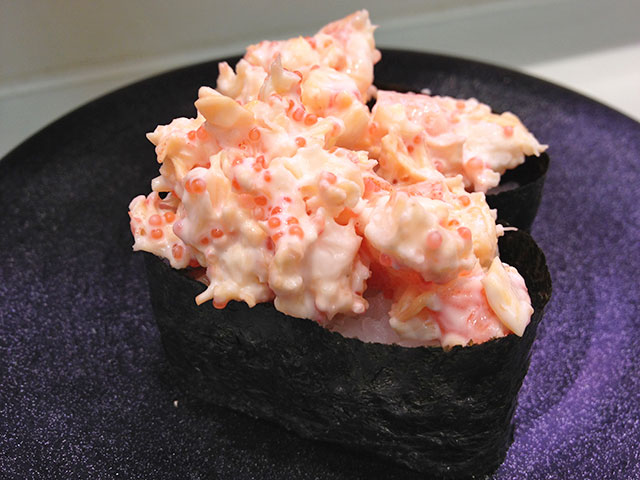 Shrimp Salad Nigiri Sushi