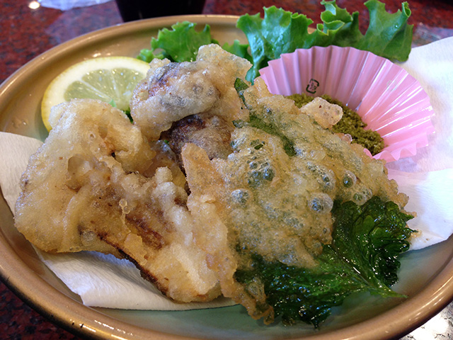 Matsutake Mushroom Tempura