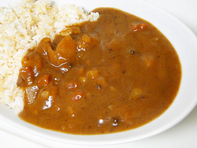 Curry and Sprouted Brown Rice