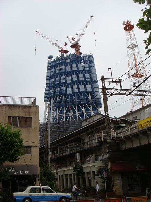 TOKYO SKY TREE over Narihirabashi Station