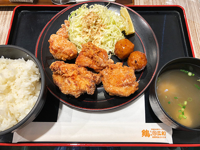 Deep-Fried Chicken Set Meal