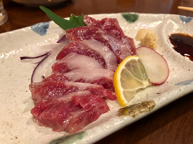 Horse Meat Sashimi