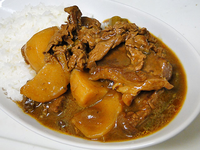 Homemade Spicy Beef Curry