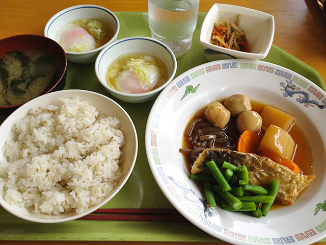 Healthy Set Meal with Soft-Boiled Eggs