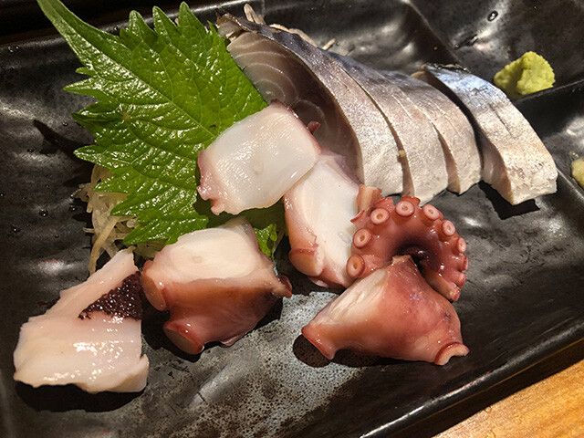 Octopus and Vinegared Mackerel