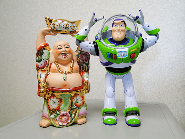 Kingyokumandow with Buzz Lightyear